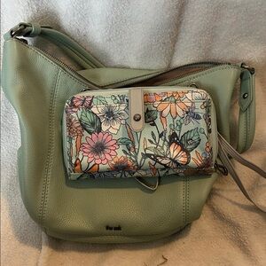 THE SAC Sequoia HOBO with Sakroots Artist Circle Large Smartphone Crossbody Bag